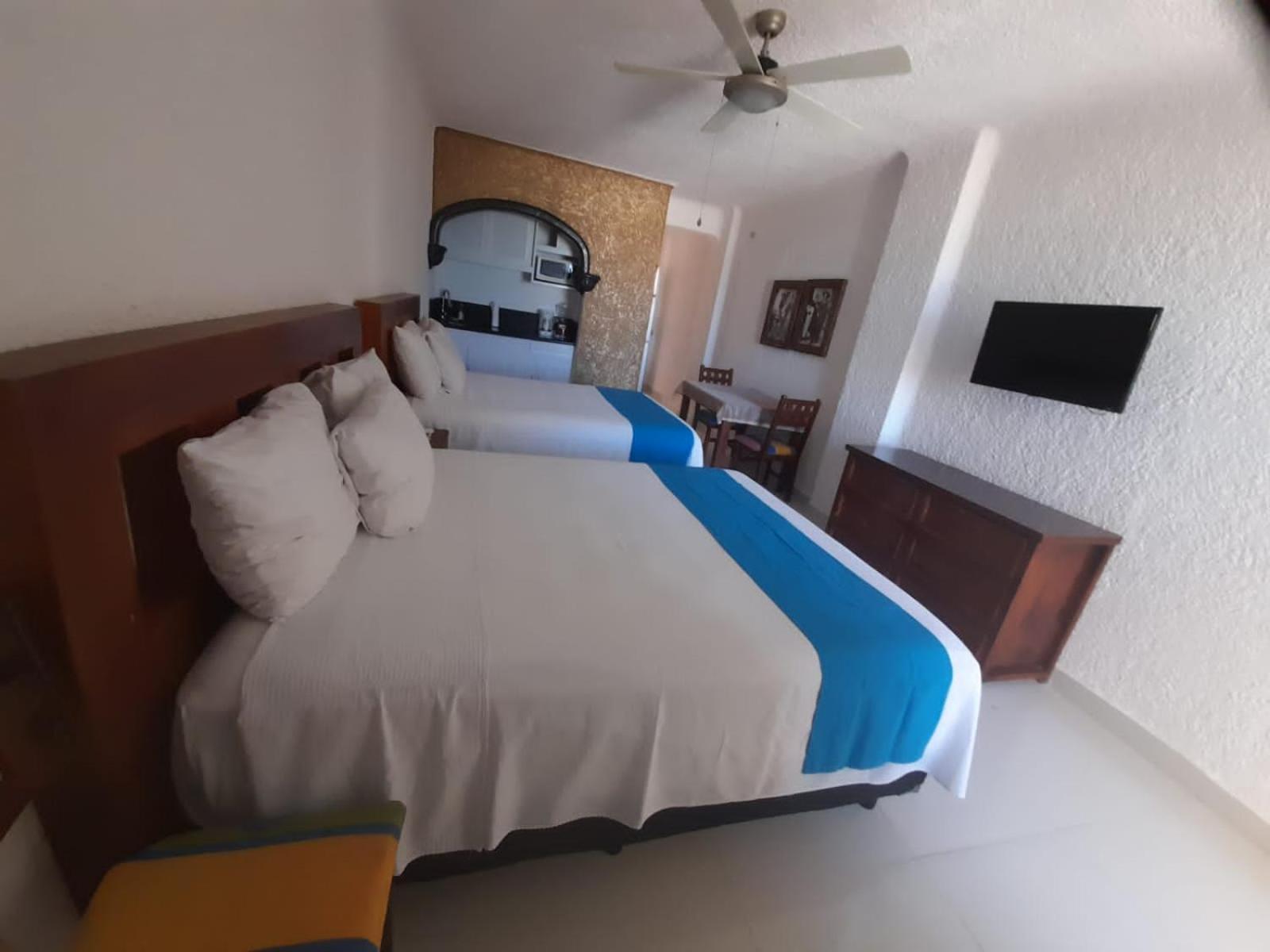 Apartamento Cancún Plaza Sea View Habitación foto