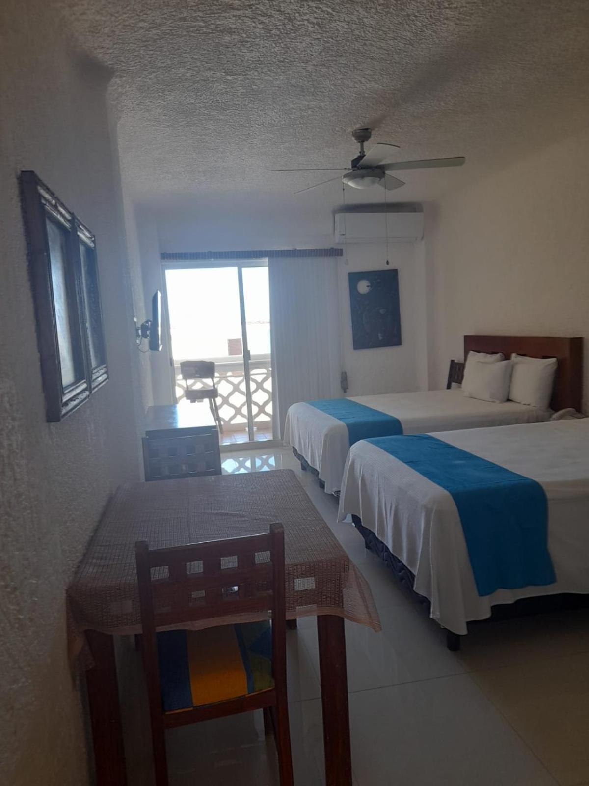 Apartamento Cancún Plaza Sea View Habitación foto