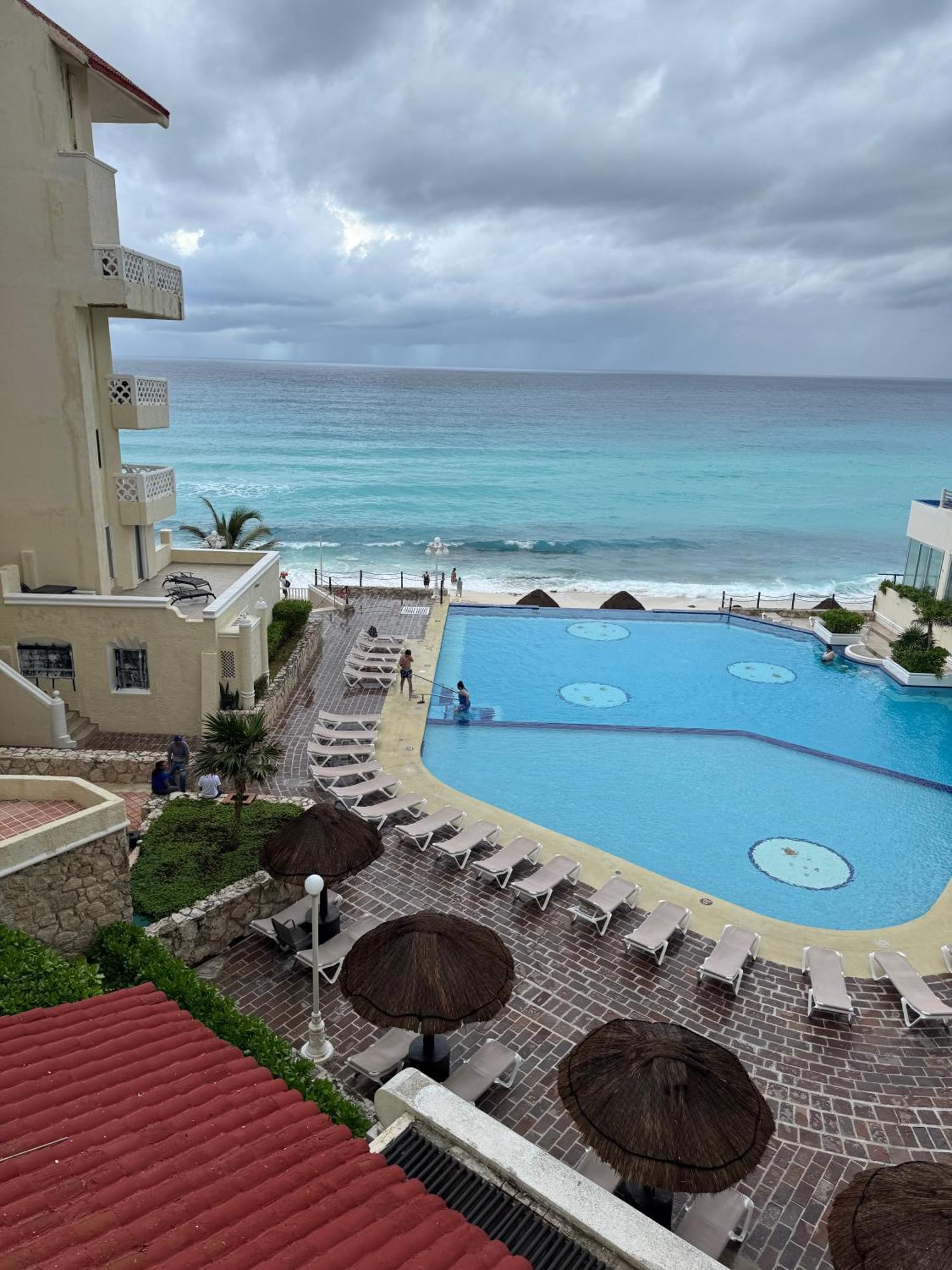 Apartamento Cancún Plaza Sea View Exterior foto