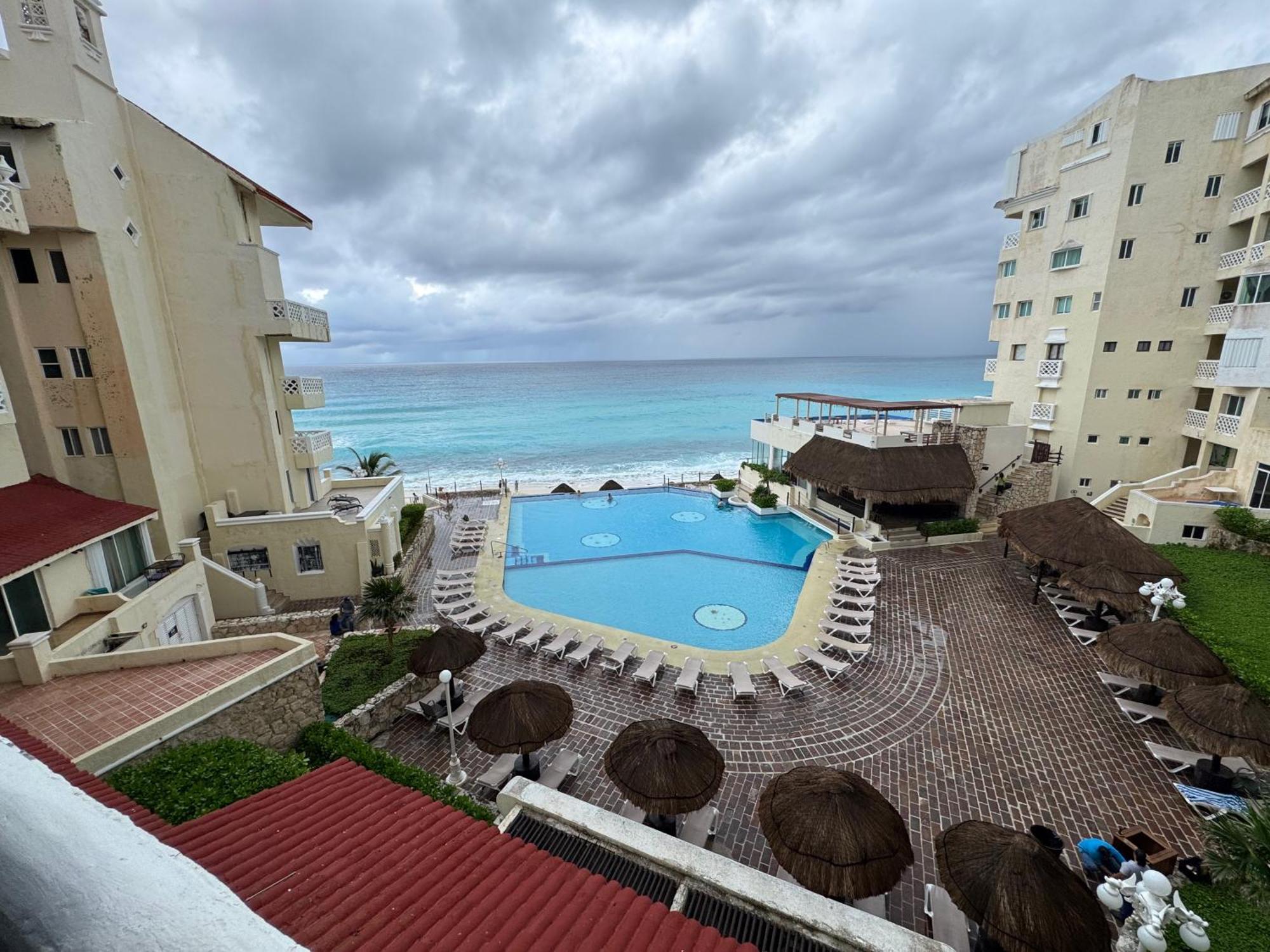 Apartamento Cancún Plaza Sea View Exterior foto